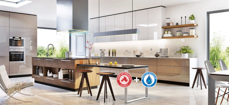 Modern kitchen interior design in a luxury house